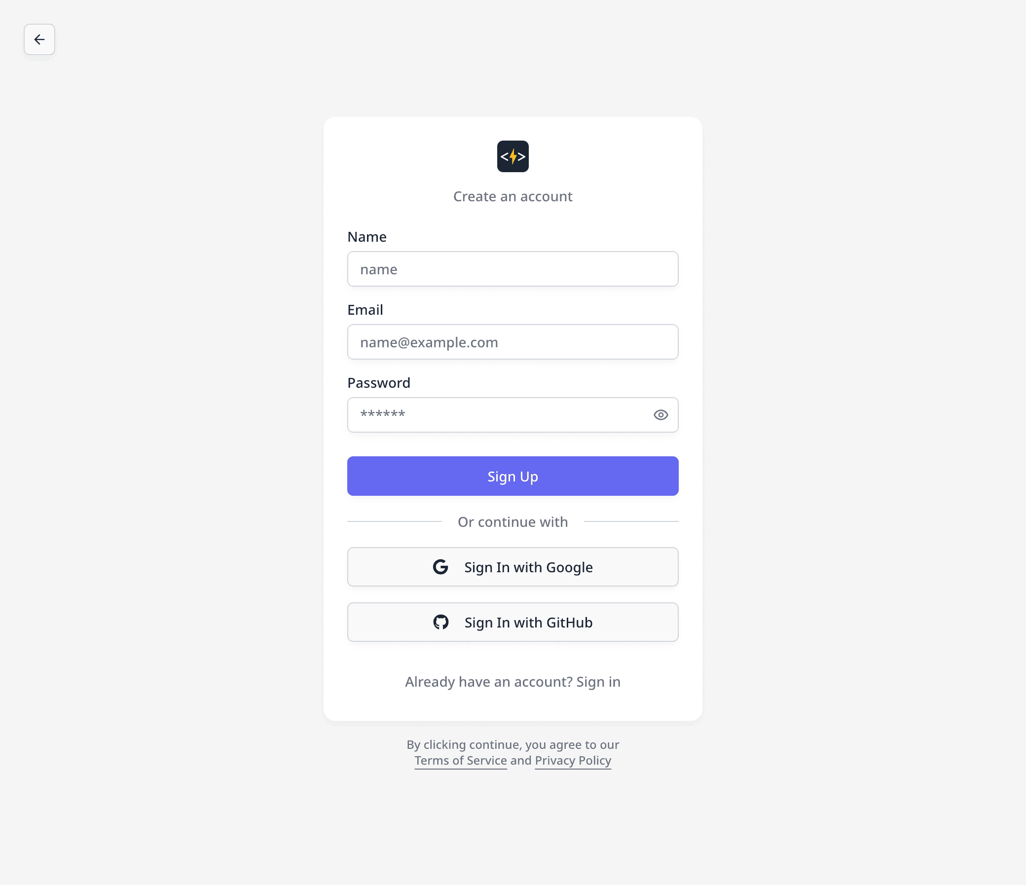 Email/Password